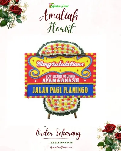 Bunga Papan Congratulation di Mampu